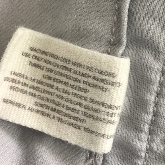 Anthropologie Daughters Of The Liberation Flare Wide Leg cuffed gray Pants Sz 6 - Picture 8 of 8